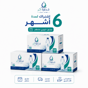 اشتراك 6 اشهر - 3 كراتين مقاس 330 مل شهريا